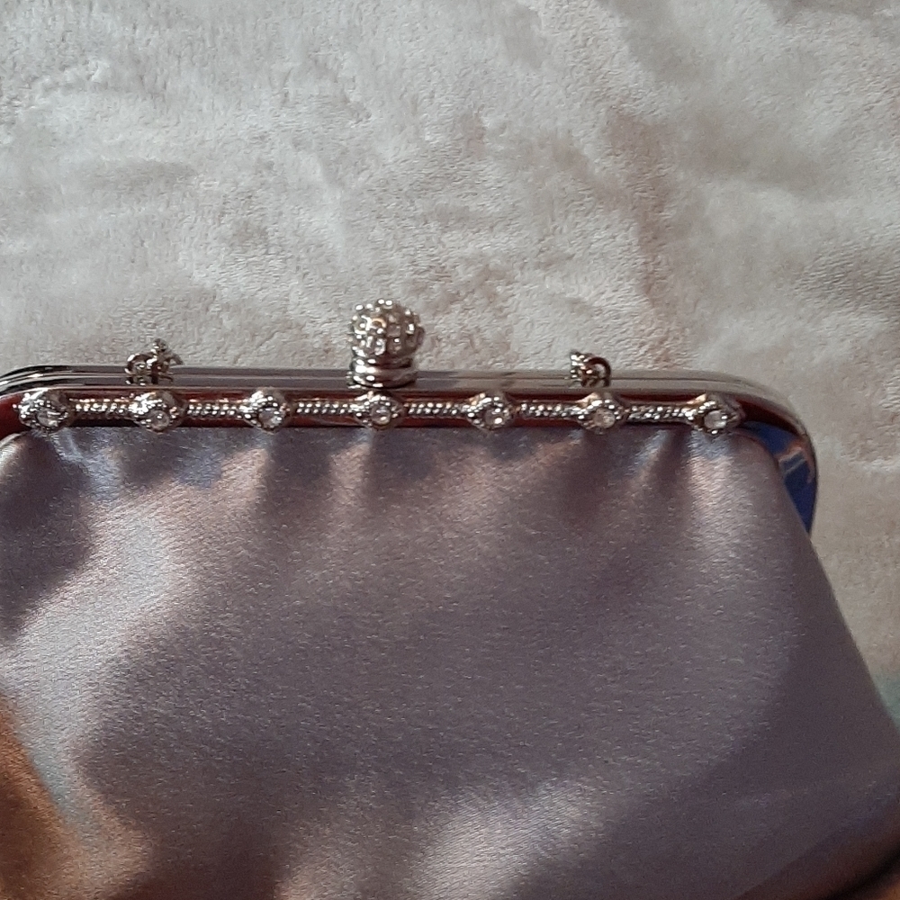 Mariell silver gray clutch - Picture 2 of 5